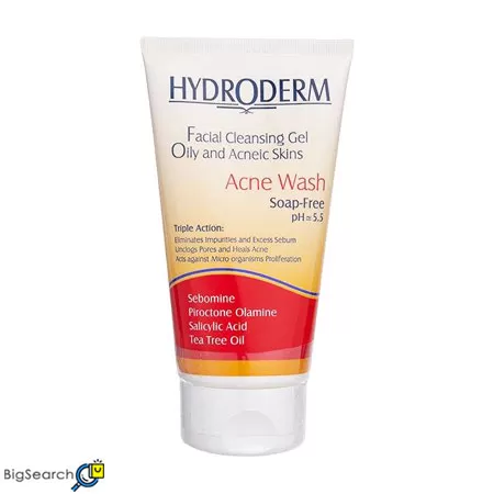 پاک کننده آرایش و ژل شوینده صورت هیدرودرم (Hydroderm) با مواد غیر صابونی ساخته شده است و برای افرادی که در طول شبنه روز چند بار به پاک کردن صورت احتیاج دارند، مناسب است