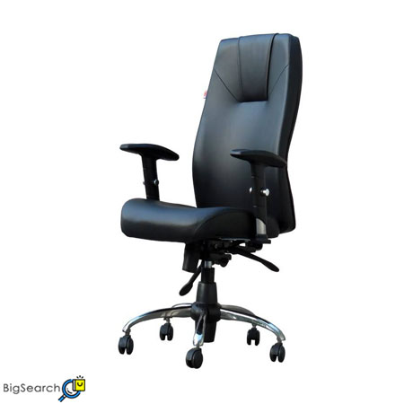 صندلی اداری آرکانو کد B380TF با جنس چرم بسیار راحت و با دوام است