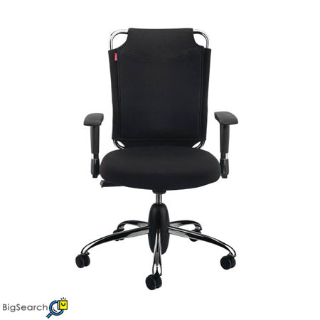 صندلی اداری نیلپر مدل SK712t چرمی دارای قابلیت تنظیم ارتفاع و پشتی