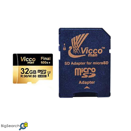 رم برند ویکو من با حافظه 32 گیگابایت microSDHC (کلاس 10 استاندارد UHS-I U3)