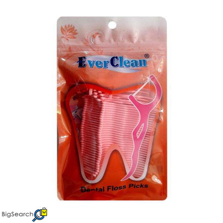 نخ دندان اورکلین Ever Clean دارای پوشش مومی و حاوی فلوراید