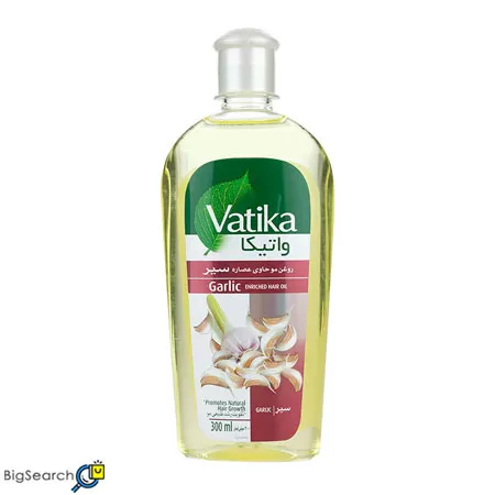 بهترین روغن نرم کننده و تقویت کننده رشد طبیعی مو واتیکا مدل Garlic