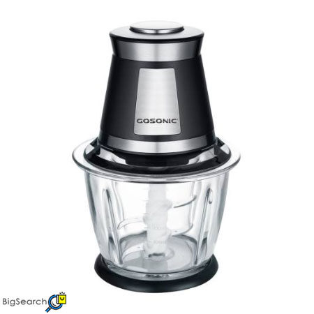 خردکن برقی گوسونیک مدل Gsc 810 با گنجایش ظرف مناسب و تیغه های استیل ضد زنگ ساخته شده است