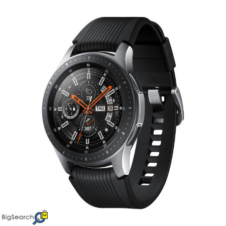 ساعت هوشمند سامسونگ مدل Galaxy Watch SM-R800 دارای صفحه نمایش لمسی است و جنس بدنه آن از فلز سرامیک می باشد