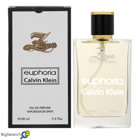 ادو پرفیوم زنانه زوا مدل Euphoria Calvin Klein دارای رایحهٔ چوبی و گلی می‌باشد و به دلیل ماندگاری طولانی مدت، کیفیت ممتاز و رایحه گرم و شیرین آن در ردهٔ پرفروش‌ترین های این برند قرار دارد. 