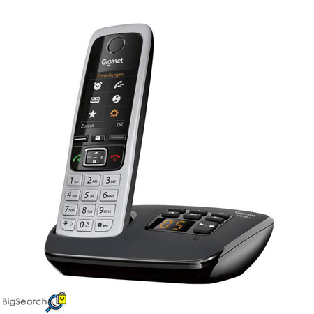 تلفن بی سیم گیگاست مدل C430A برای مصارف اداری و خانگی؛ که امکان اتصال تا ۶ گوشی را نیز دارا می‌باشد.