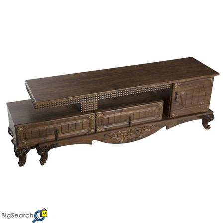 میز تلویزیون چوبی کارینو با مدل EM139، دارای دو عدد کشوی دسته دار است که بسیار زیبا می باشد