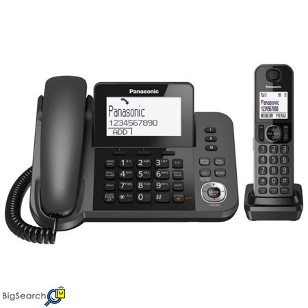 تلفن بی‌سیم پاناسونیک مدل KX-TGF320 به همراه یک گوشی بی سیم و یک دستگاه مادر