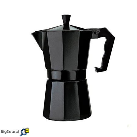 قهوه جوش رومکس مدل MZ 6 Cups از جنس بدنه آلومینیوم ساخته شده و دارای ظرفیت 12 فنجان است.