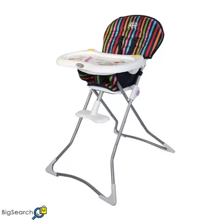 صندلی غذاخوری دلیجان مدل Stripe از نشیمن‌گاه نرم و راحت مجهز به کمربند محافظت کننده ۳ نقطه‌ای بهره می برد و جزو بهترین گزینه های برای خرید صندلی غذای کودک می باشد.