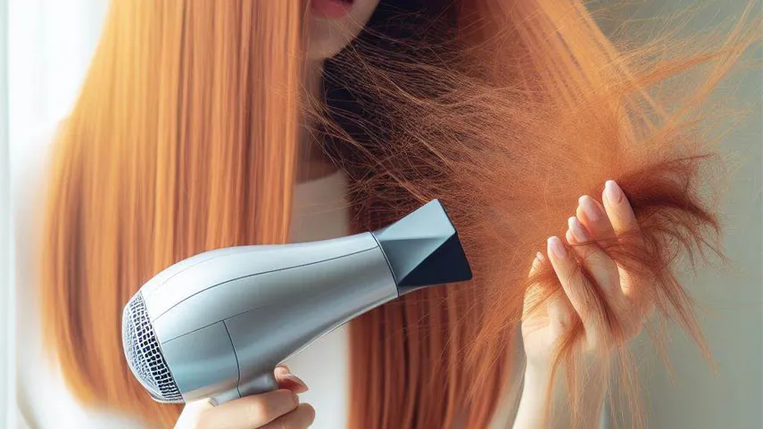 چگونه سشوار زدن در ریزش مو تاثیر می‌گذارد؟