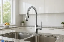 شیر ظرفشویی استیل ضدزنگ مدرن برای سینک و آشپزخانه ایرانی با طراحی ارگونومیک