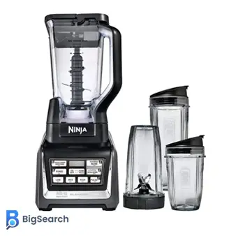 مخلوط کن نینجا با قدرت بالا و تیغههای چندلایه برای ترکیب مواد سخت و نوشیدنیهای حرفهای