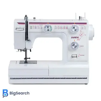 چرخ خیاطی کاچیران یاسمین 592 پلاس با سوزن‌نخ‌کن خودکار و دوخت‌های پایه خانگی