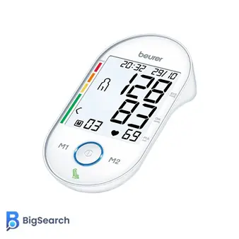 دستگاه فشار خون بازویی بیورر مدل BM55 با صفحه نمایش بزرگ و حافظه دو کاربر