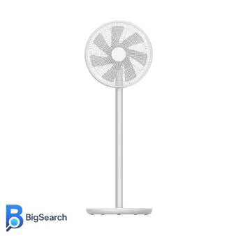 پنکه ایستاده شیائومی مدل Mi Smart Standing Fan 2، با پروانه دوگانه و پایه قابل تنظیم ارتفاع، مناسب برای اتاق خواب و فضاهای کوچک